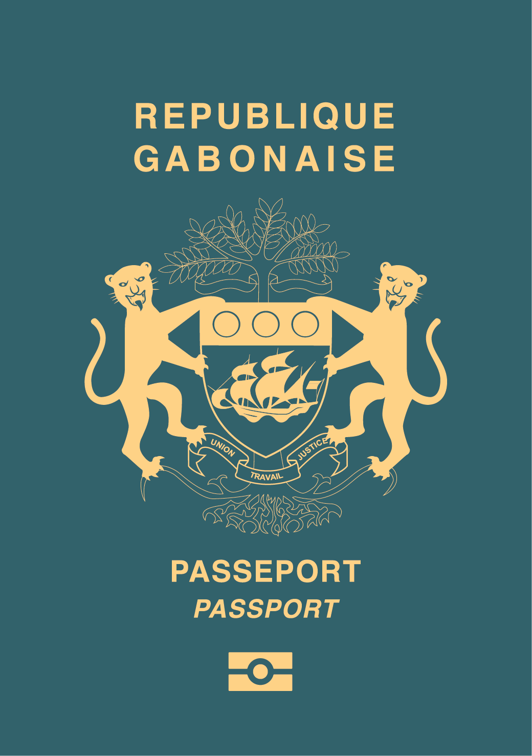 Gabon passport