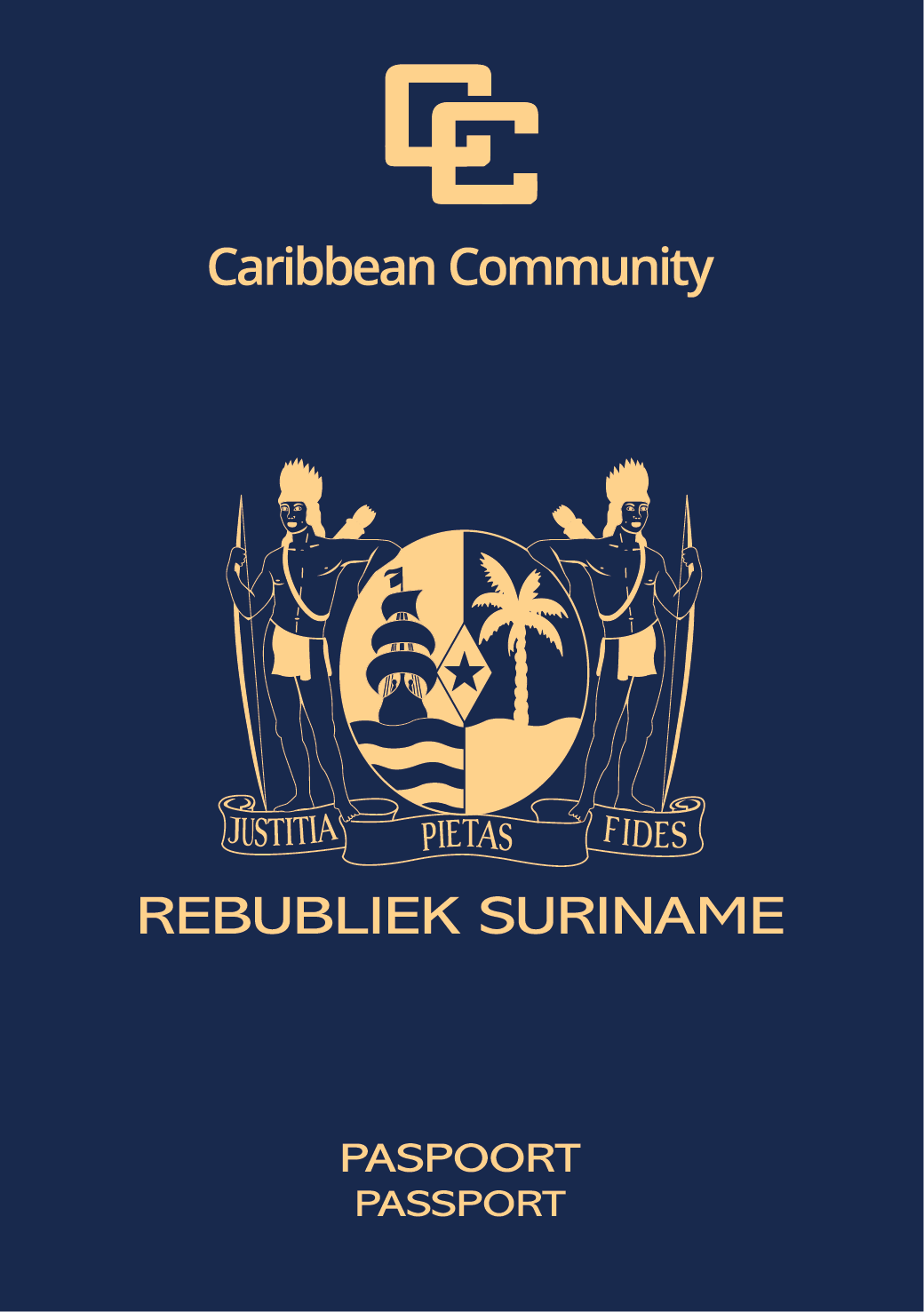 Suriname passport